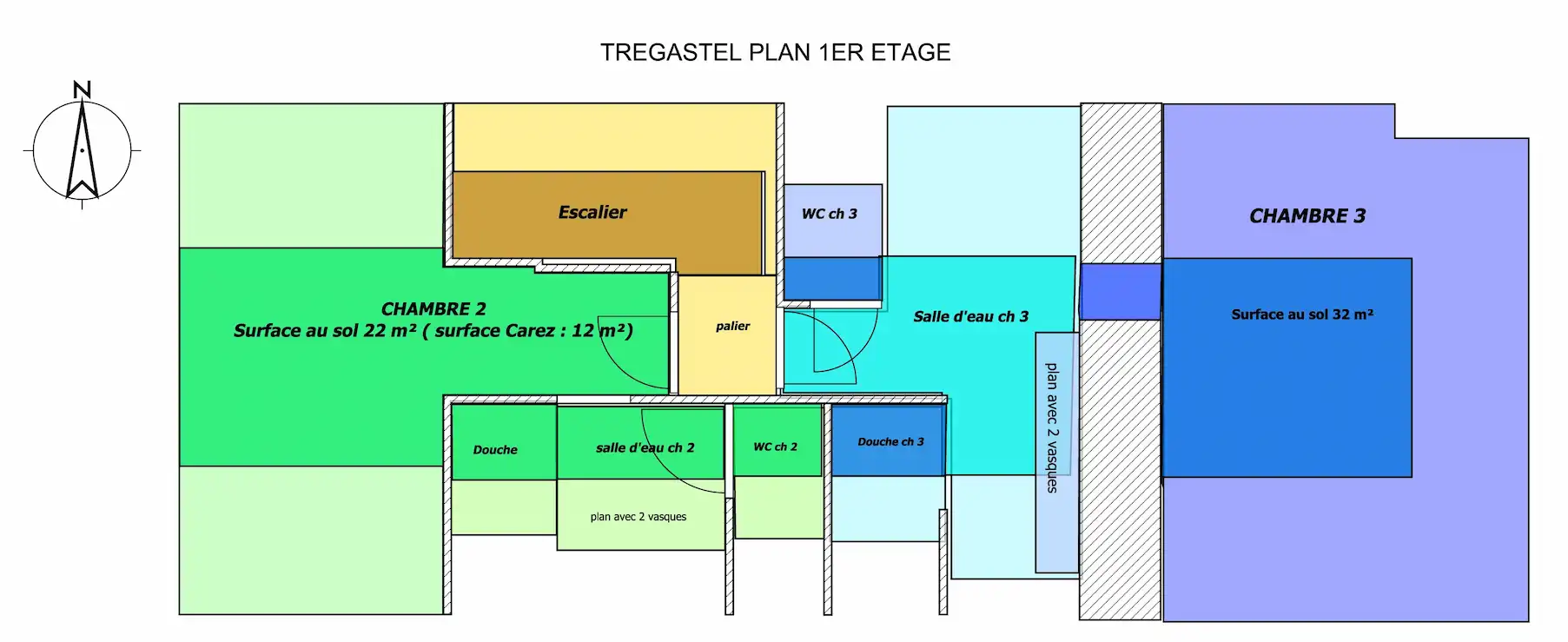Plan Villa Saint-Samson étage
